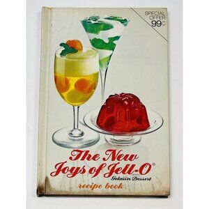 The New Joys Of Jell-o Gelatin Dessert Recipe Book Cookbook 2nd Ed 1974 HC